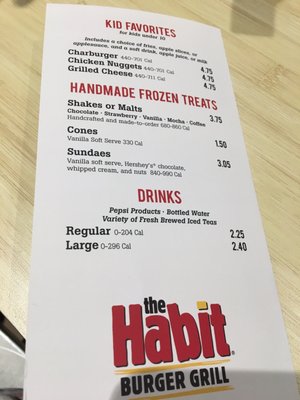 Menu photo 3 Habit Burger & Grill Reno, NV