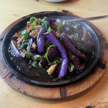 Sumiao Hunan Kitchen - Sizzling Basil Flavored Eggplant * - Chinese Near Me - Cambridge, Massachusetts