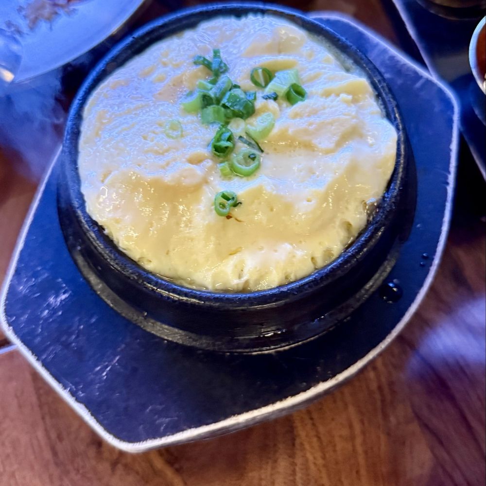 Sizzle Korean Barbeque - Steamed egg - Korean Near Me - Glendale, Arizona