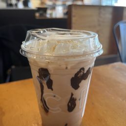 iced coconut macaroon latte iced coconut macaroon latte
