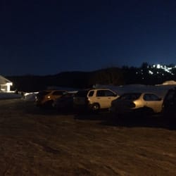 Toll Booth Tavern - View of the ski resort from the parking lot.