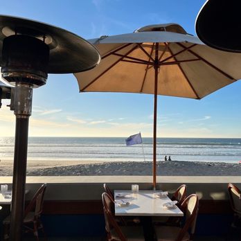 Poseidon on the Beach - View from inside. - Seafood Near Me - Del Mar, California Poseidon on the Beach - View from inside. - Seafood Near Me - Del Mar, California