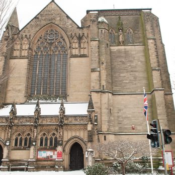 All Saints Hove - West elevation, showing narthex, west window, and incomplete tower - Churches Near Me - Hove, BNH