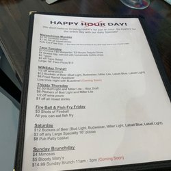 Maraschinos Pub - Specials