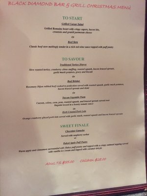 Menu photo 4 Black Diamond Bar and Grill Kelowna, BC