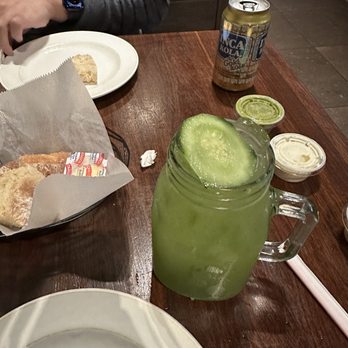 Rosty - Drinks are agua de pepino and Inca kola - Peruvian Near Me - Los Angeles, California Rosty - Drinks are agua de pepino and Inca kola - Peruvian Near Me - Los Angeles, California