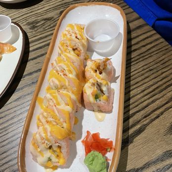 Hokkaido Grill & Sushi - pink lady roll, one of their many signature sushi dishes - Desserts Near Me - Paducah, Kentucky Hokkaido Grill & Sushi - pink lady roll, one of their many signature sushi dishes - Desserts Near Me - Paducah, Kentucky