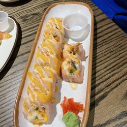 Hokkaido Grill & Sushi - Pink lady roll, one of their many signature sushi dishes