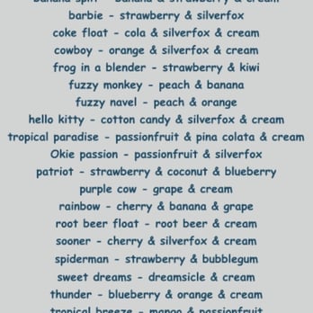 Snow Tyme Shaved Ice - Combo Flavors - Shaved Ice Near Me - Guthrie, Oklahoma Snow Tyme Shaved Ice - Combo Flavors - Shaved Ice Near Me - Guthrie, Oklahoma