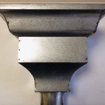 SVS Raingutters - Sheetmetal leaderhead - Gutter Services Near Me - San Jose, California