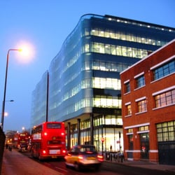 Kings Place - Kings Place: main facade on York Way