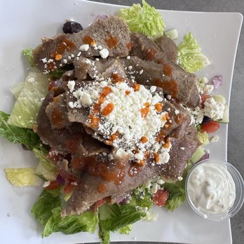 Grab A Gyro - Lamb Gyro Salad - Mediterranean Near Me - Tualatin, Oregon Grab A Gyro - Lamb Gyro Salad - Mediterranean Near Me - Tualatin, Oregon