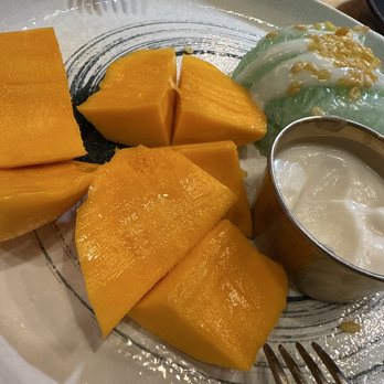 Manaao - Mango STICKY RICE - - Thai Near Me - Tustin, California Manaao - Mango STICKY RICE - - Thai Near Me - Tustin, California