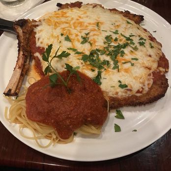 Parmesan Pete's Italian Kitchen - 10z veal chop Parmesan - Italian Near Me - Naples, Florida Parmesan Pete's Italian Kitchen - 10z veal chop Parmesan - Italian Near Me - Naples, Florida