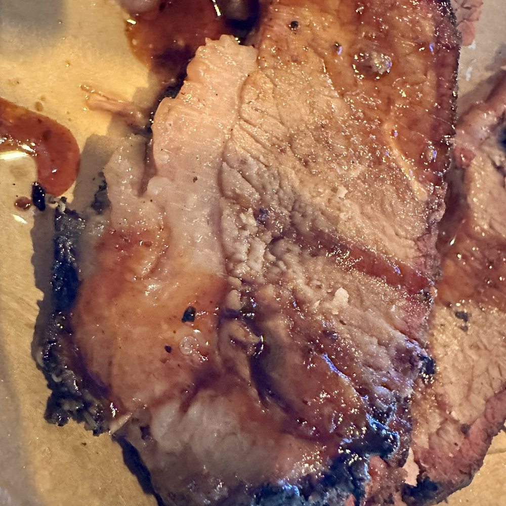 Scratch BBQ - So moist just look at it delicious brisket!! - Barbeque Near Me - Flint, Michigan Scratch BBQ - So moist just look at it delicious brisket!! - Barbeque Near Me - Flint, Michigan