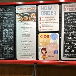 Kids eat free with adult purchase on Wed and Sat!