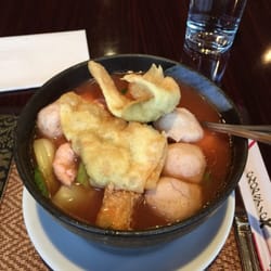 Thai Pinto - Yen ta fo noodles (lunch special)