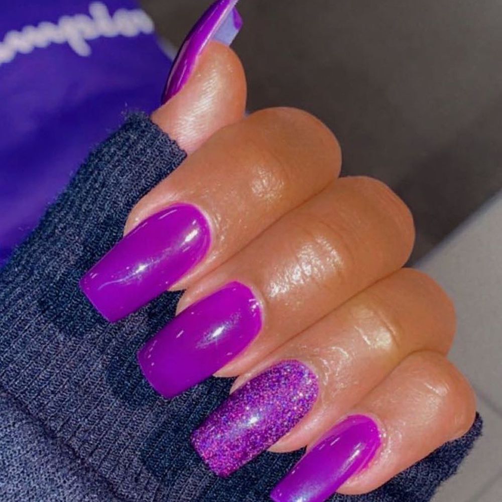 Lee Nails - Full set with gel and an accent $60 - Nail Salons Near Me - Mokena, Illinois