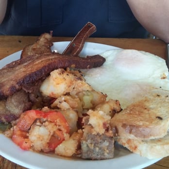 Cafe Topes - Bacon steak and eggs - Coffee & Tea Near Me - Carlsbad, California Cafe Topes - Bacon steak and eggs - Coffee & Tea Near Me - Carlsbad, California