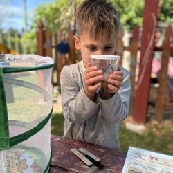 Nature's Lab School - Observation skills are so important.