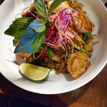 Mai Thai Restaurant & Bar - Drunken rice with scallops - - Thai Near Me - Boise, Idaho Mai Thai Restaurant & Bar - Drunken rice with scallops - - Thai Near Me - Boise, Idaho