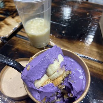 The Hungry Tiger - Ube banana pudding - Korean Near Me - Belle Mead, New Jersey The Hungry Tiger - Ube banana pudding - Korean Near Me - Belle Mead, New Jersey