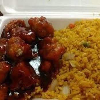 Double Dragon - chicken and rice in a styrofoam container - Chinese Near Me - Louisville, Kentucky