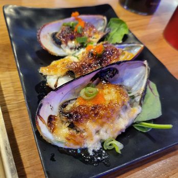 Sushi Damu - Baked mussels - Sushi Bars Near Me - Tustin, California Sushi Damu - Baked mussels - Sushi Bars Near Me - Tustin, California