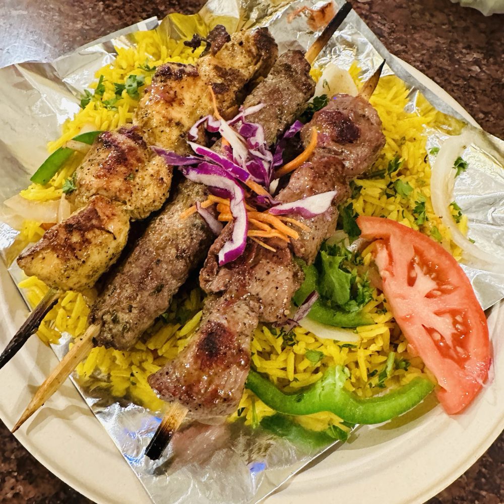Petra Cafe | Downtown - mix kebab platter - Greek Near Me - Indianapolis, Indiana Petra Cafe | Downtown - mix kebab platter - Greek Near Me - Indianapolis, Indiana