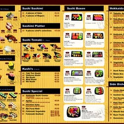 Hokkaido Restaurant - Take Away Menu