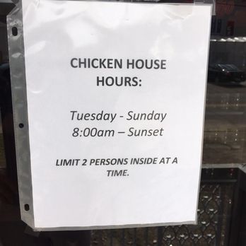 Chicken House - Hours during coronavirus - Ice Cream & Frozen Yogurt Near Me - Richland, Michigan Chicken House - Hours during coronavirus - Ice Cream & Frozen Yogurt Near Me - Richland, Michigan
