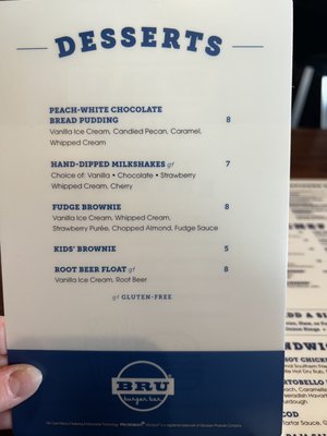 Menu photo 2 BRU Burger Bar - Montgomery Montgomery, OH