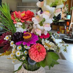 One of the many beautiful arrangements we made