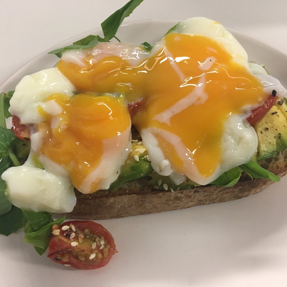 Coffee Anthology - Avocado Bruschetta with perfect 63 degree eggs - Cafes Near Me - Brisbane, QLD Coffee Anthology - Avocado Bruschetta with perfect 63 degree eggs - Cafes Near Me - Brisbane, QLD
