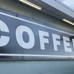 a black and white sign