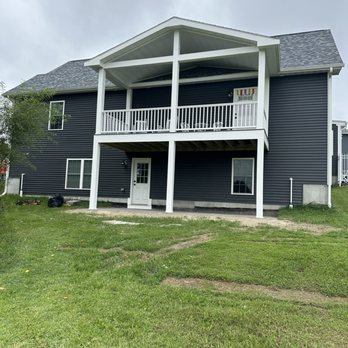 N7 Construction - New second floor balcony and first floor patio. - General Contractors Near Me