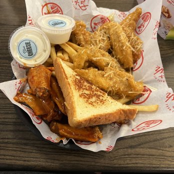 Slim Chickens - 5 & 5 Meal with Fries and Blue Cheese - Southern Near Me - Pearland, Texas
