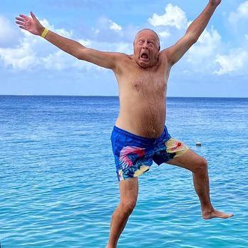 Buccanos Bar & Grill - Jumping off the pier is a great photo opportunity! - Seafood Near Me - Cozumel, ROO Buccanos Bar & Grill - Jumping off the pier is a great photo opportunity! - Seafood Near Me - Cozumel, ROO