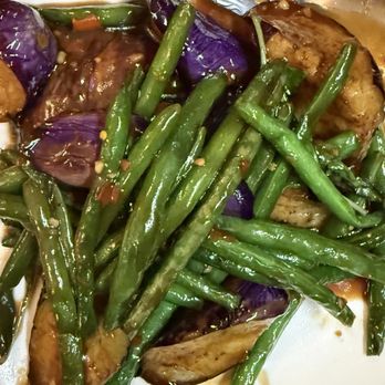 Garden Fresh - Green beans and eggplant - Chinese Near Me - Mountain View, California