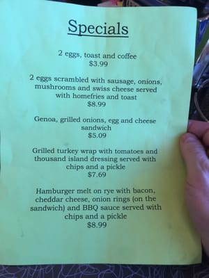Menu photo 5 Aero Diner North Windham, CT