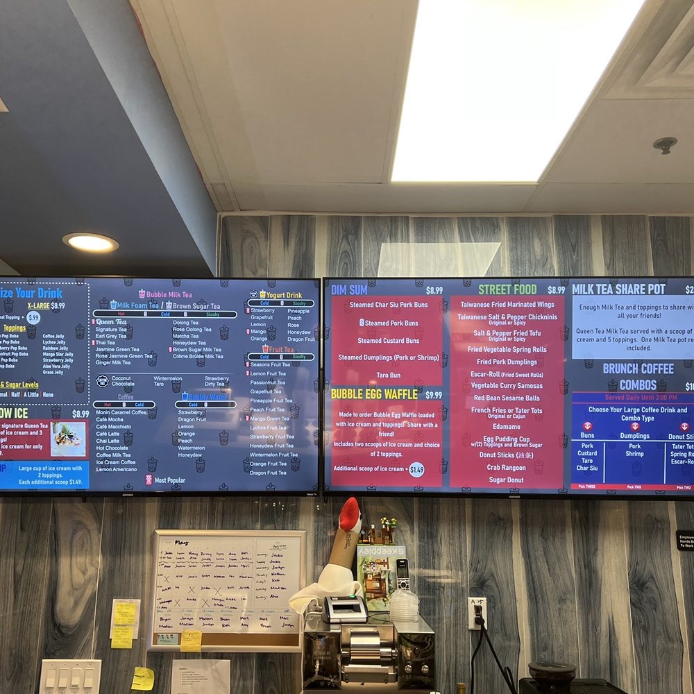 Queen Tea - The Avenue West Cobb - Full menu - Bubble Tea Near Me - Marietta, Georgia
