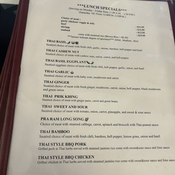 Thai Village Restaurant - Lunch special menu - Thai Near Me - Pleasant Hill, California Thai Village Restaurant - Lunch special menu - Thai Near Me - Pleasant Hill, California