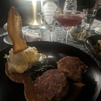 South - Crab cakes, garlic mashed potatoes, sauteed spinach. - Southern Near Me - Philadelphia, Pennsylvania
