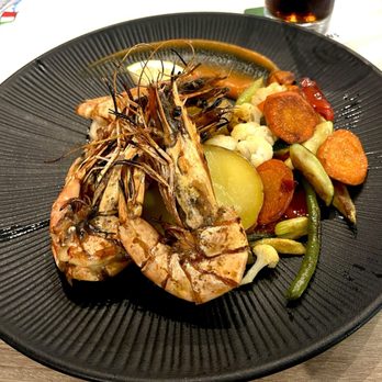 Al Ponte - Garnelen mit Kartoffeln und Gemüse - Italian Near Me - Großenbrode, SH