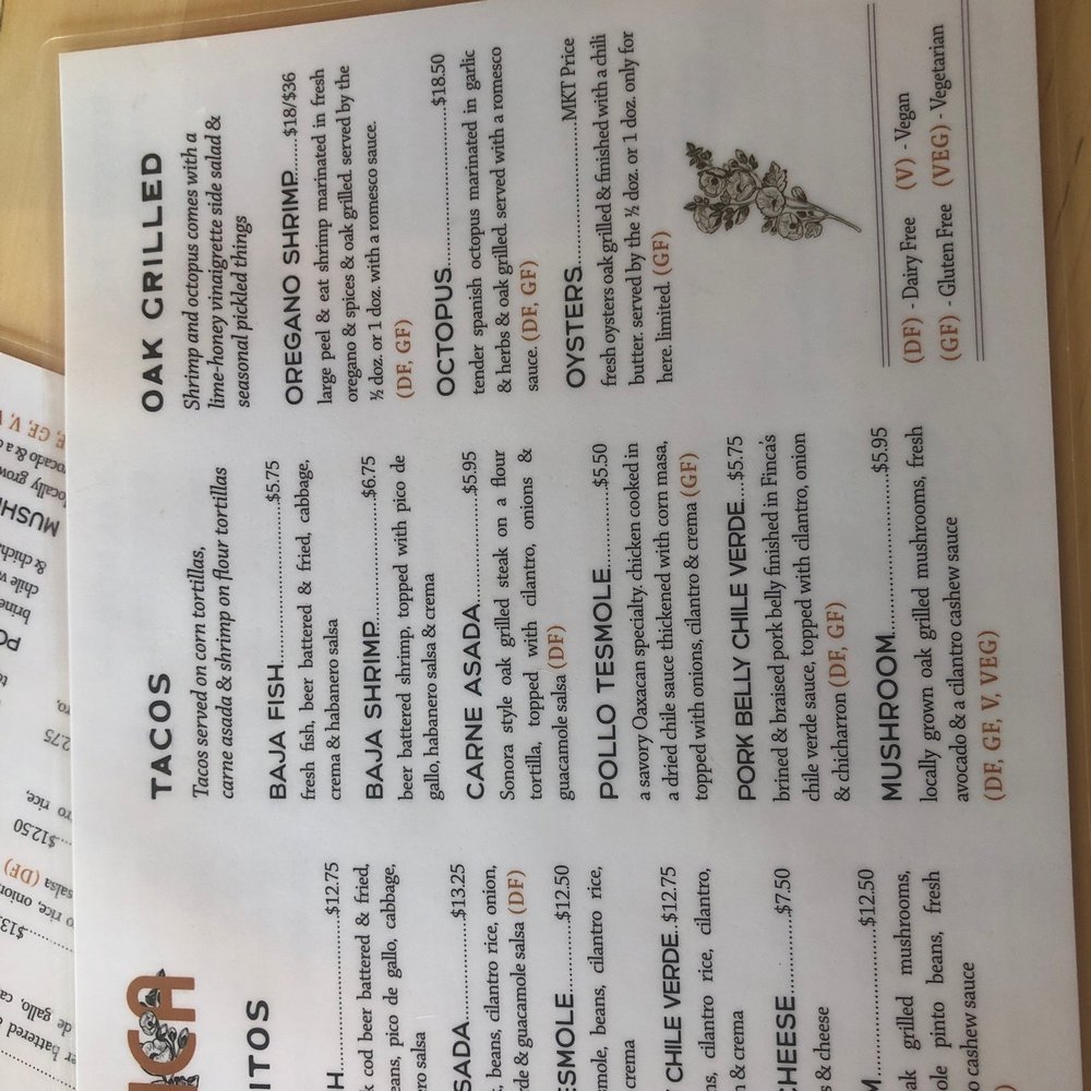 Finca Paso Robles - Menu - Mexican Near Me - Paso Robles, California Finca Paso Robles - Menu - Mexican Near Me - Paso Robles, California