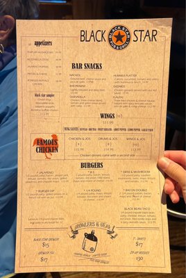 Menu photo 1 Black Star Pub & Grill Tacoma, WA Menu photo 1 Black Star Pub & Grill Tacoma, WA