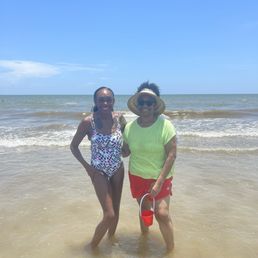 Enjoying the water with my sister! Enjoying the water with my sister!