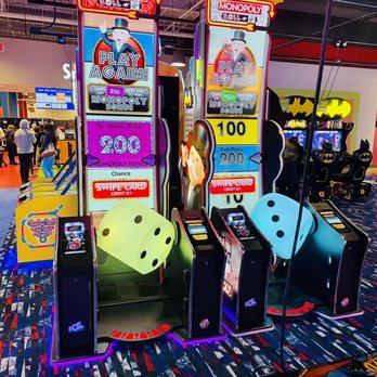 Round1 Bowling & Arcade - Lancaster - a row of slot machines in a casino - Arcades Near Me - Lancaster, Pennsylvania Round1 Bowling & Arcade - Lancaster - a row of slot machines in a casino - Arcades Near Me - Lancaster, Pennsylvania