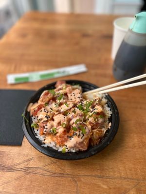 Photo of Ohana Island Kitchen - Denver, CO, US. Spicy Tuna Poke