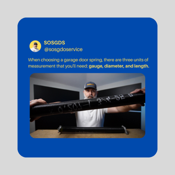 SOS Garage Door Service - If you plan on replacing your springs there are a number of things to consider. Visit our YouTube channel to learn more. - Garage Door Services Near Me - Chino, California SOS Garage Door Service - If you plan on replacing your springs there are a number of things to consider. Visit our YouTube channel to learn more. - Garage Door Services Near Me - Chino, California